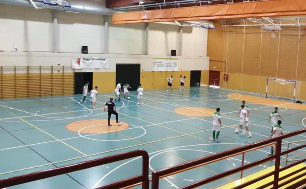 El Jerez Futsal firma tablas en la cancha del Rivas