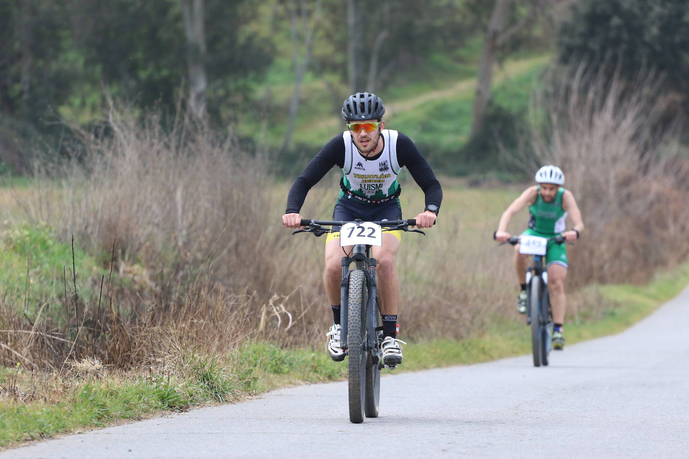 Fotos: Carlos Cobos e Irene Cascajosa ganan el II Duatlón Cross &#039;Dehesa de Jerez&#039;