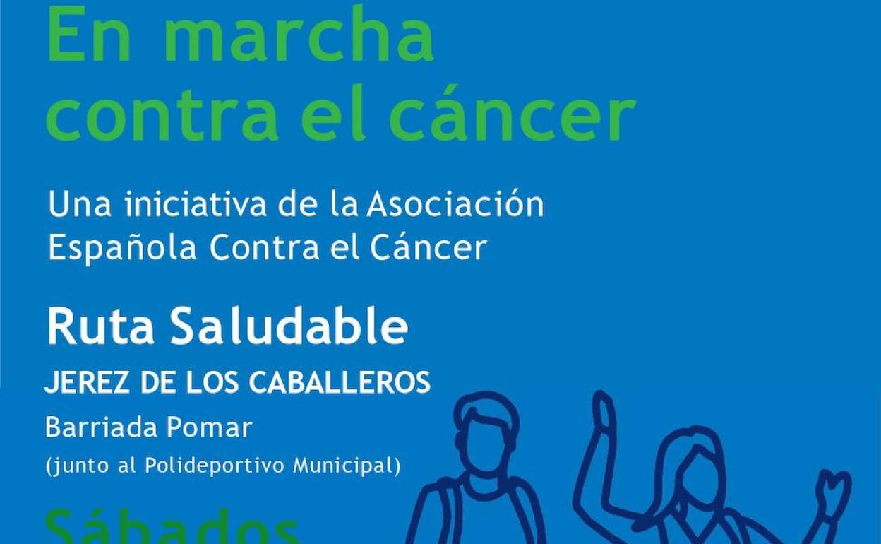 La AECC en Jerez de los Caballeros lanza el proyecto 'Rutas saludables'
