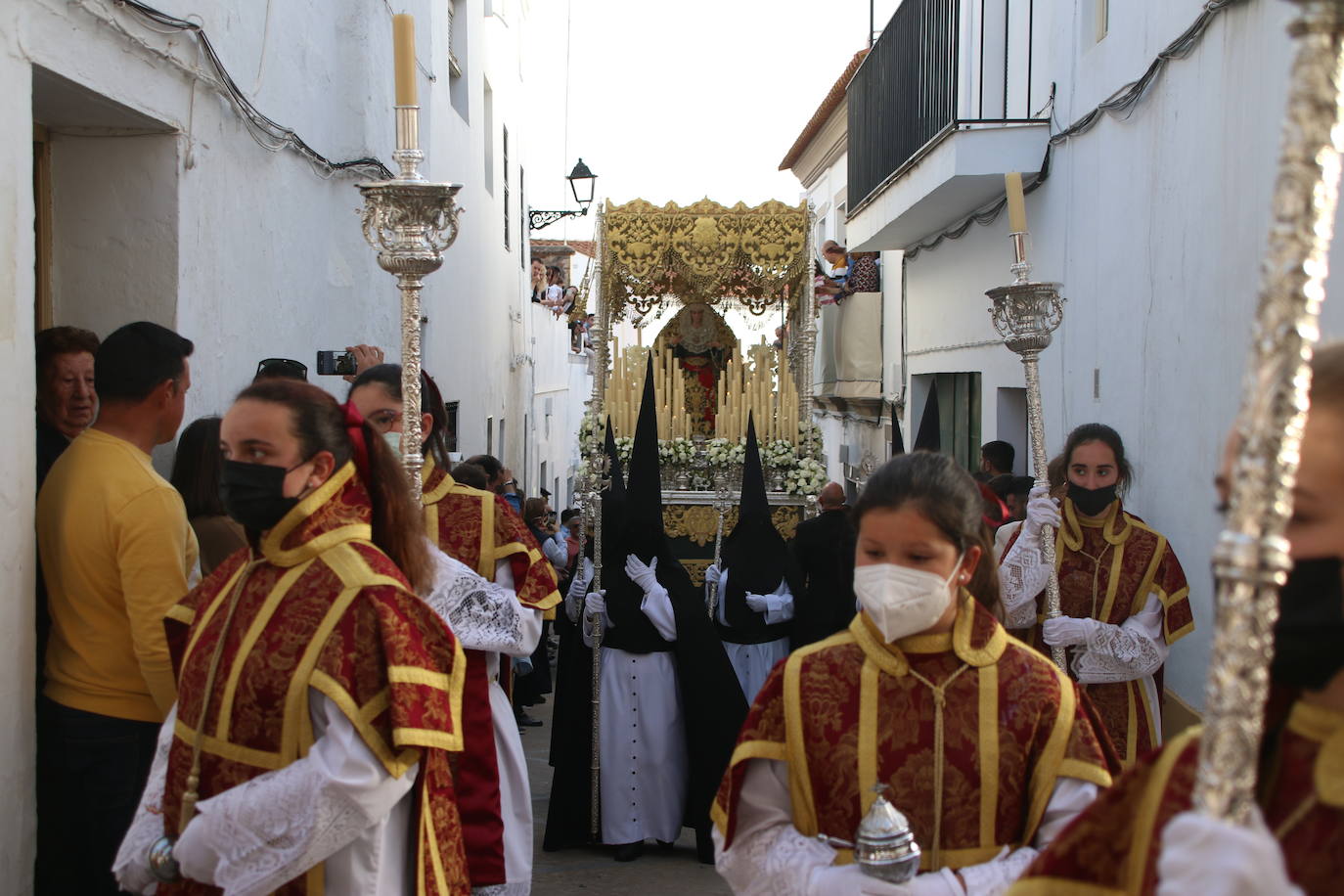 Fotos: Vuelve el fervor a las calles de Jerez de los Caballeros con la llegada de un anhelado Domingo de Ramos
