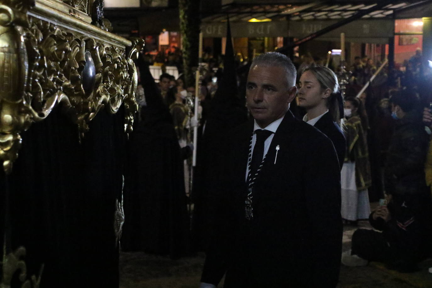 Fotos: Jerez vuelve a enmudecer ante Jesús Orando en el Huerto y Nuestra Señora del Silencio en una nueva noche de Martes Santo