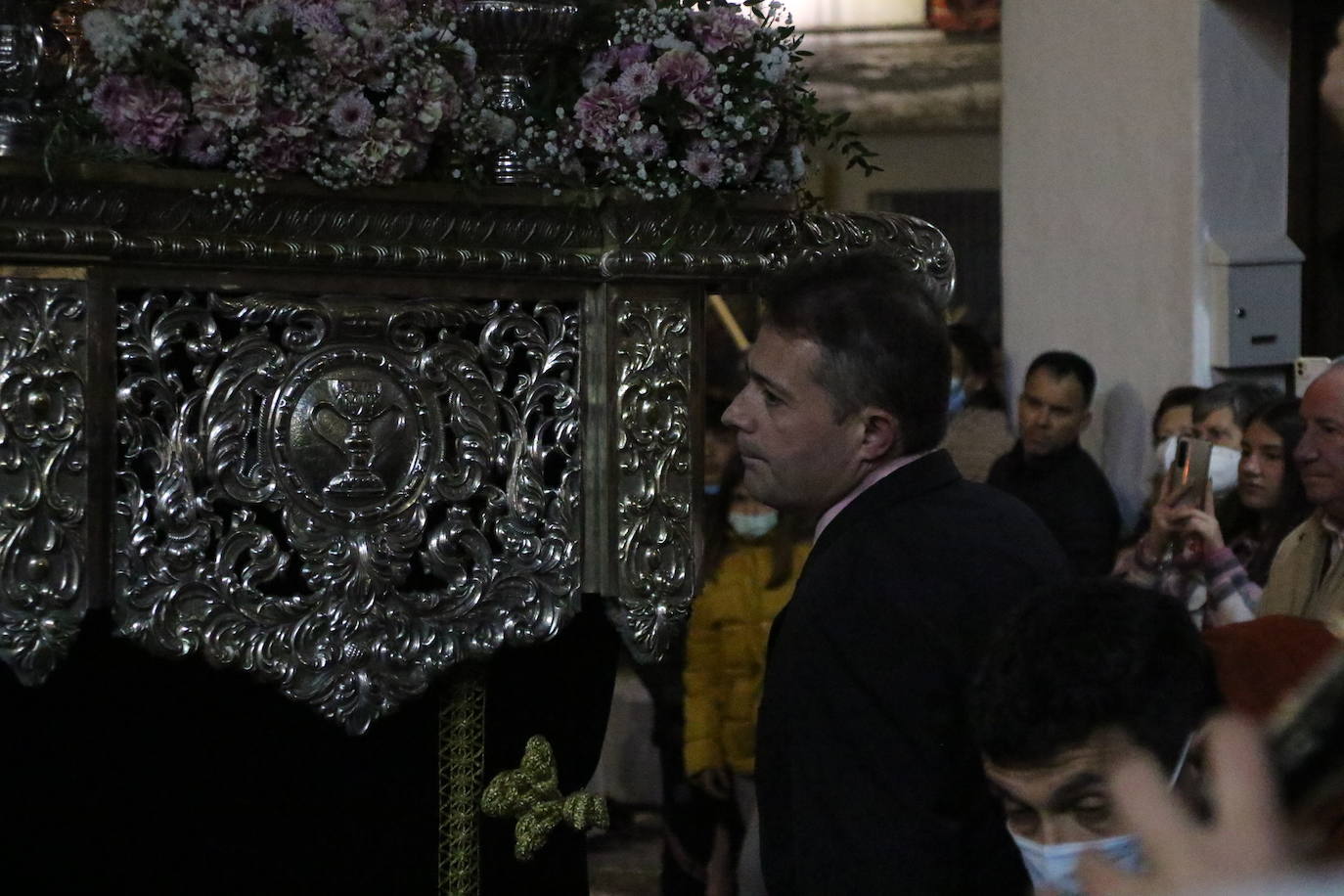 Fotos: Jerez vuelve a enmudecer ante Jesús Orando en el Huerto y Nuestra Señora del Silencio en una nueva noche de Martes Santo