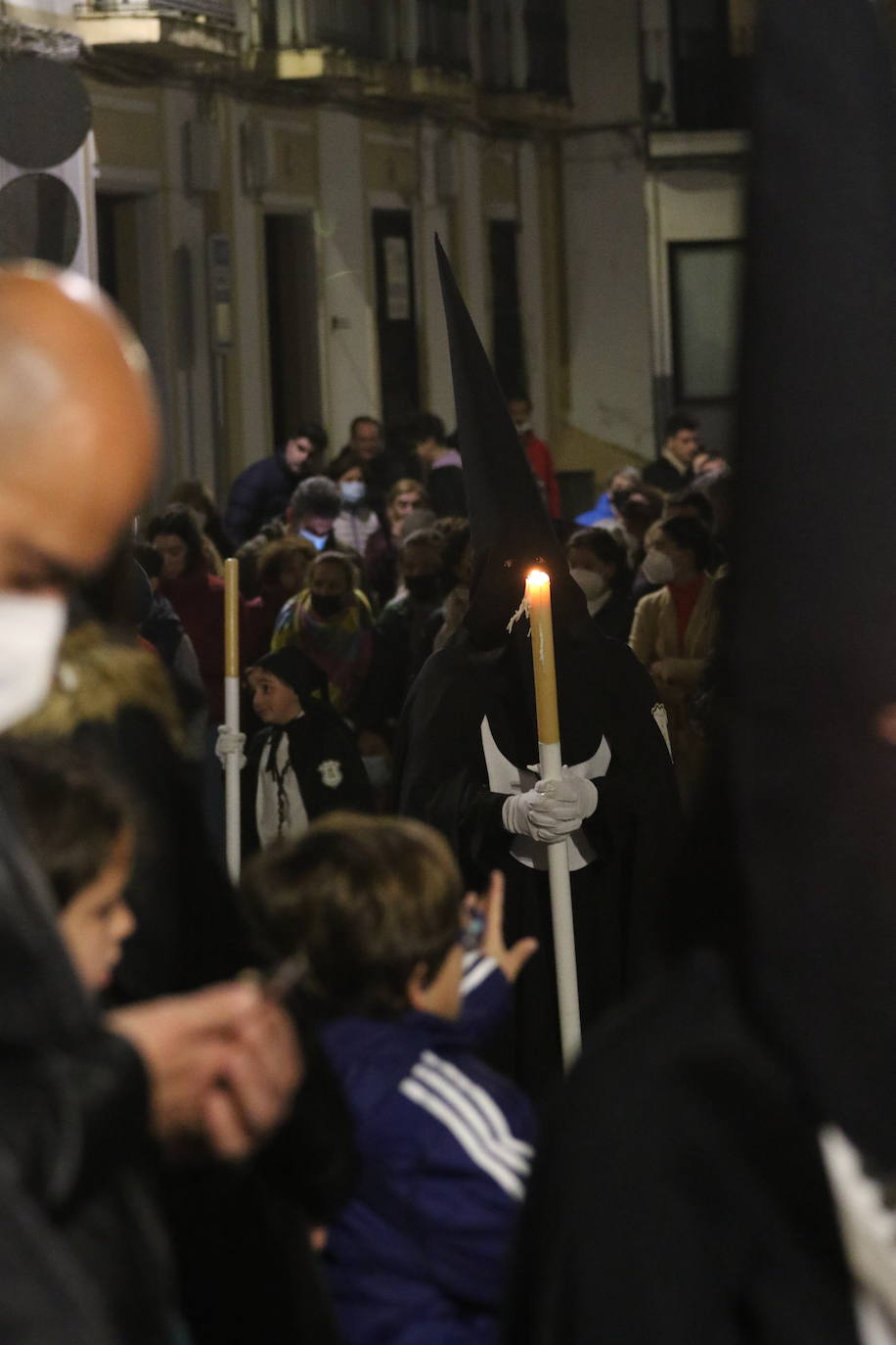 Fotos: Jerez vuelve a enmudecer ante Jesús Orando en el Huerto y Nuestra Señora del Silencio en una nueva noche de Martes Santo