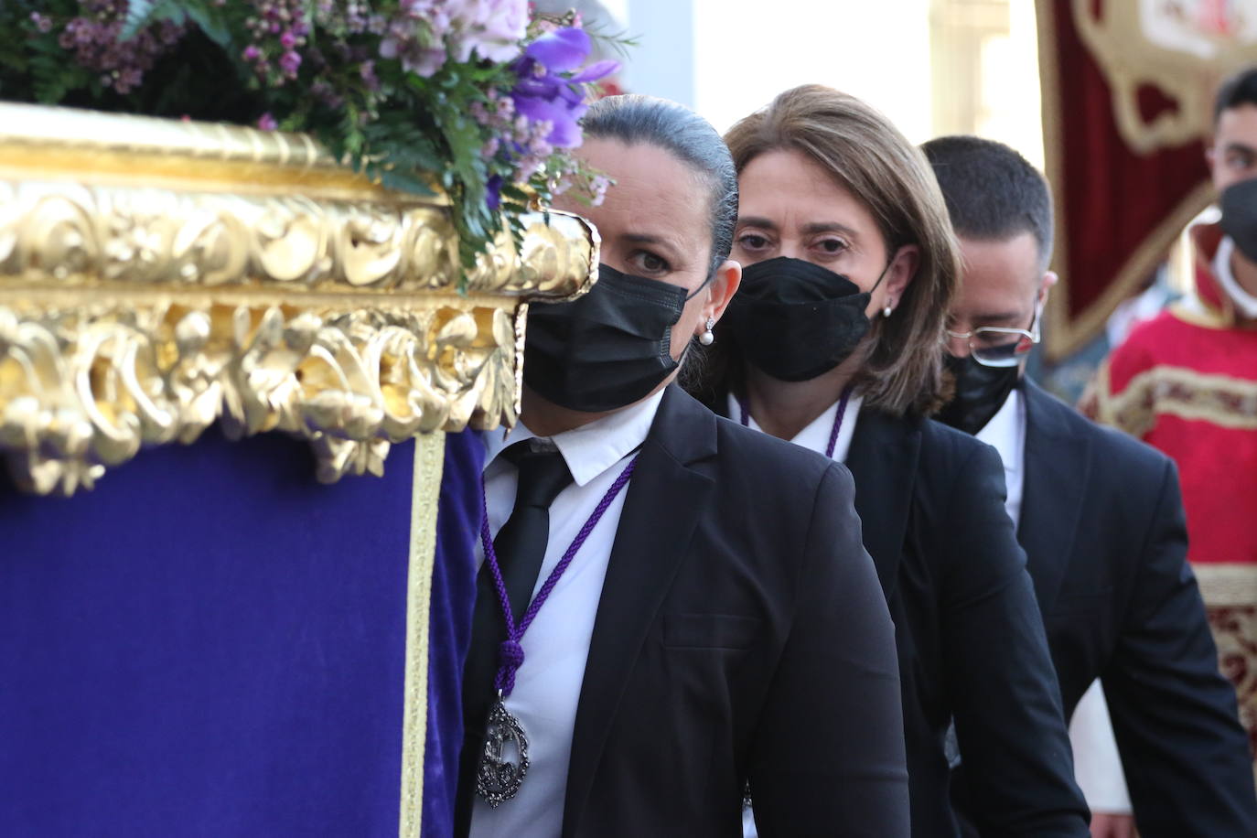 Fotos: El fervor envuelve la tarde de Viernes Santo en Jerez de los Caballeros