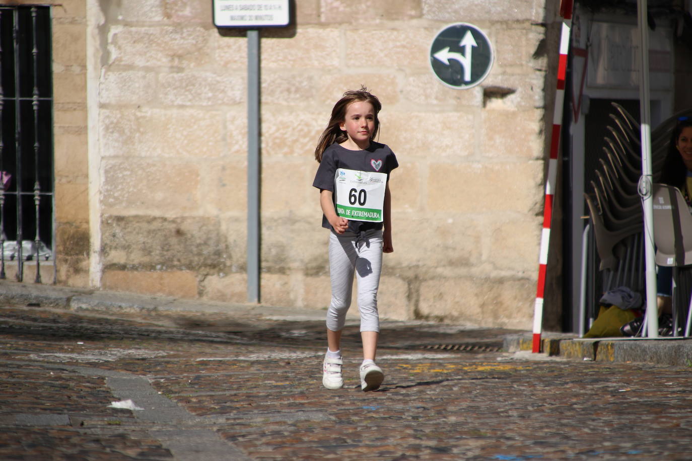 Fotos: Bruno Paixão y Anabel Benítez, vencedores de la XXIII Carrera Popular de Jerez de los Caballeros