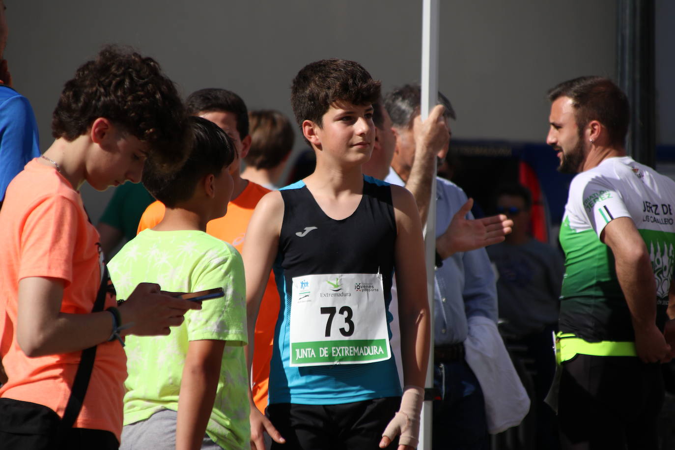 Fotos: Bruno Paixão y Anabel Benítez, vencedores de la XXIII Carrera Popular de Jerez de los Caballeros