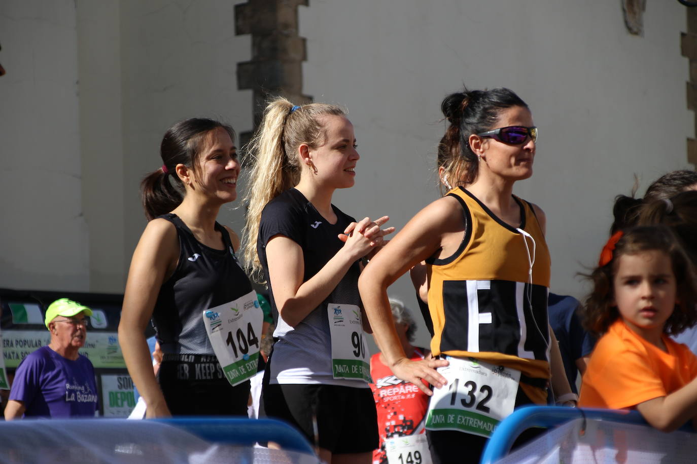 Fotos: Bruno Paixão y Anabel Benítez, vencedores de la XXIII Carrera Popular de Jerez de los Caballeros