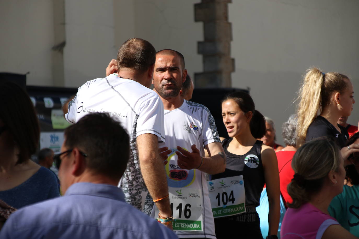 Fotos: Bruno Paixão y Anabel Benítez, vencedores de la XXIII Carrera Popular de Jerez de los Caballeros