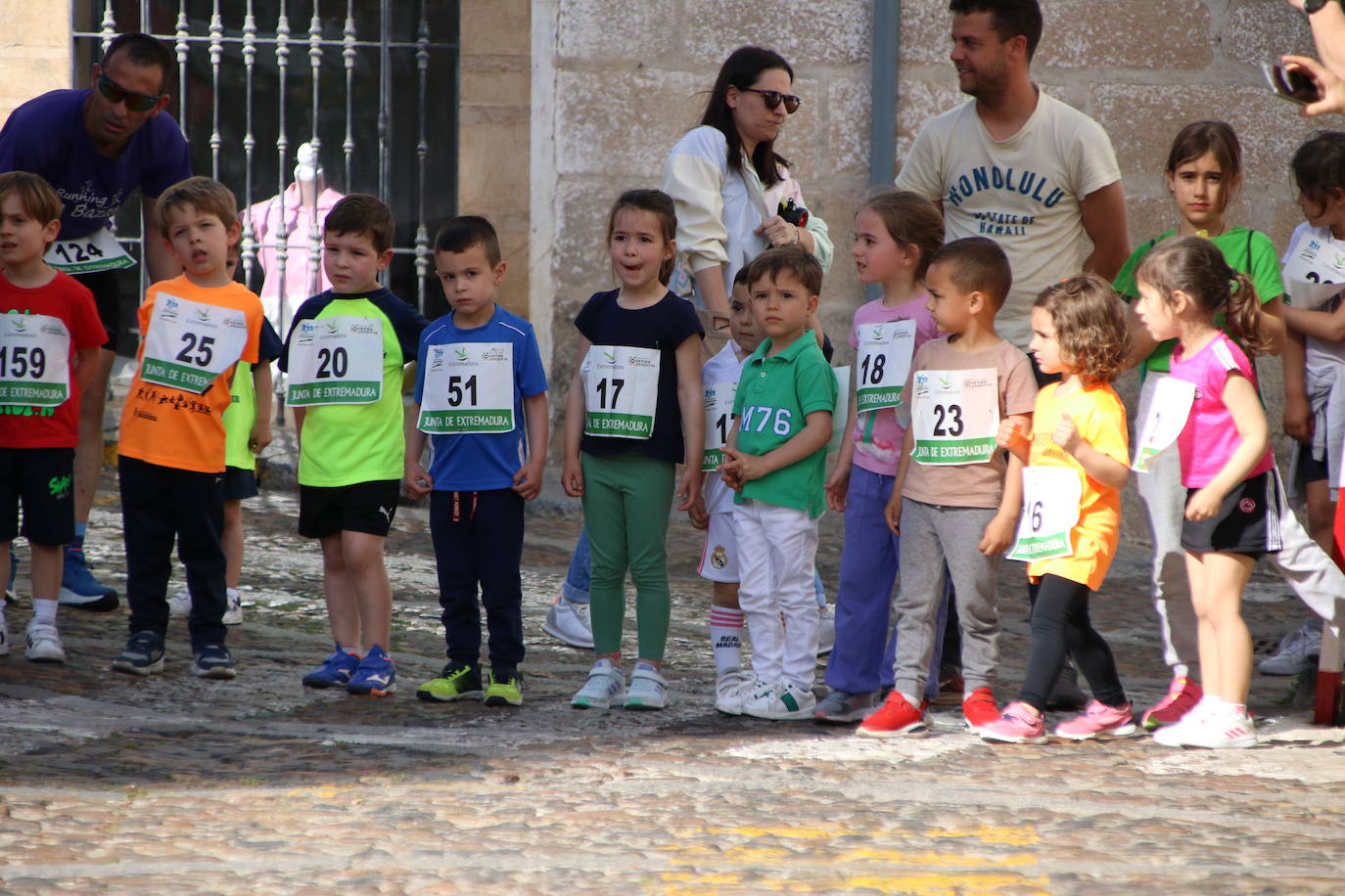 Fotos: Bruno Paixão y Anabel Benítez, vencedores de la XXIII Carrera Popular de Jerez de los Caballeros