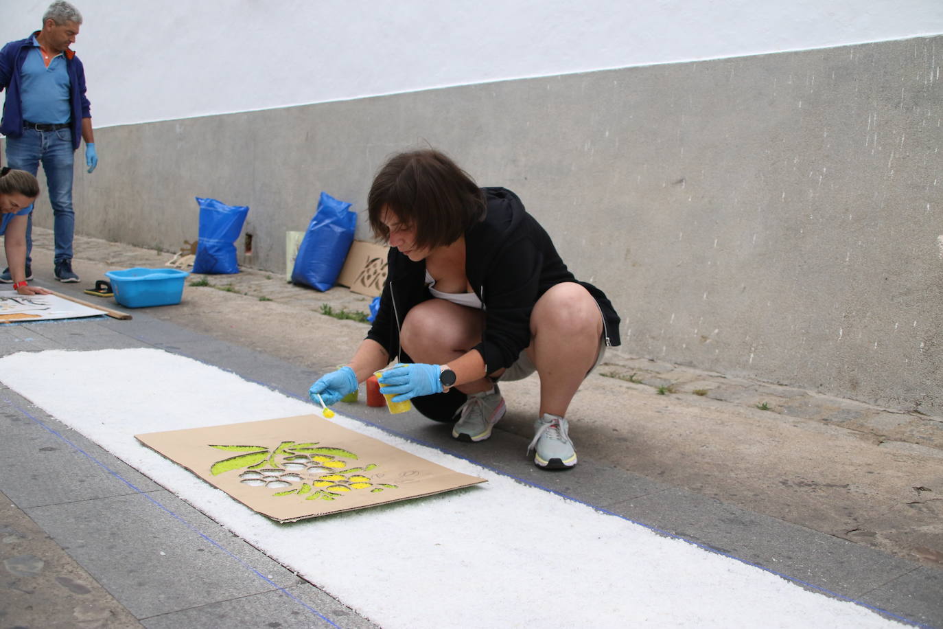 Fotos: Las alfombras de sal vuelven a engalanar las calles de Jerez para celebrar el Corpus Christi
