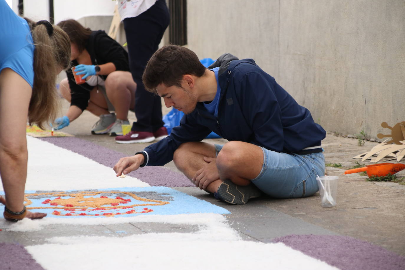 Fotos: Las alfombras de sal vuelven a engalanar las calles de Jerez para celebrar el Corpus Christi