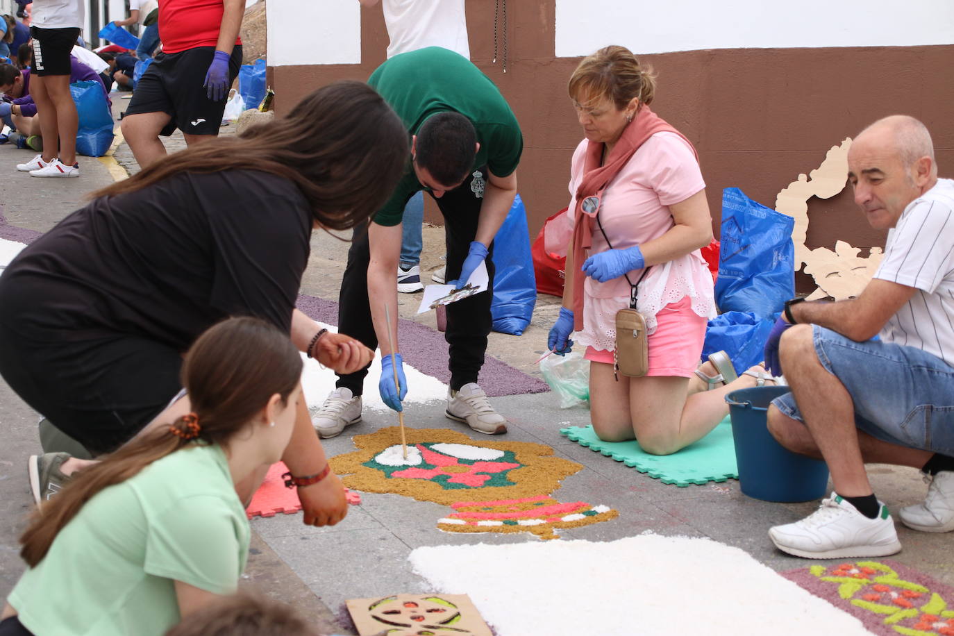 Fotos: Las alfombras de sal vuelven a engalanar las calles de Jerez para celebrar el Corpus Christi