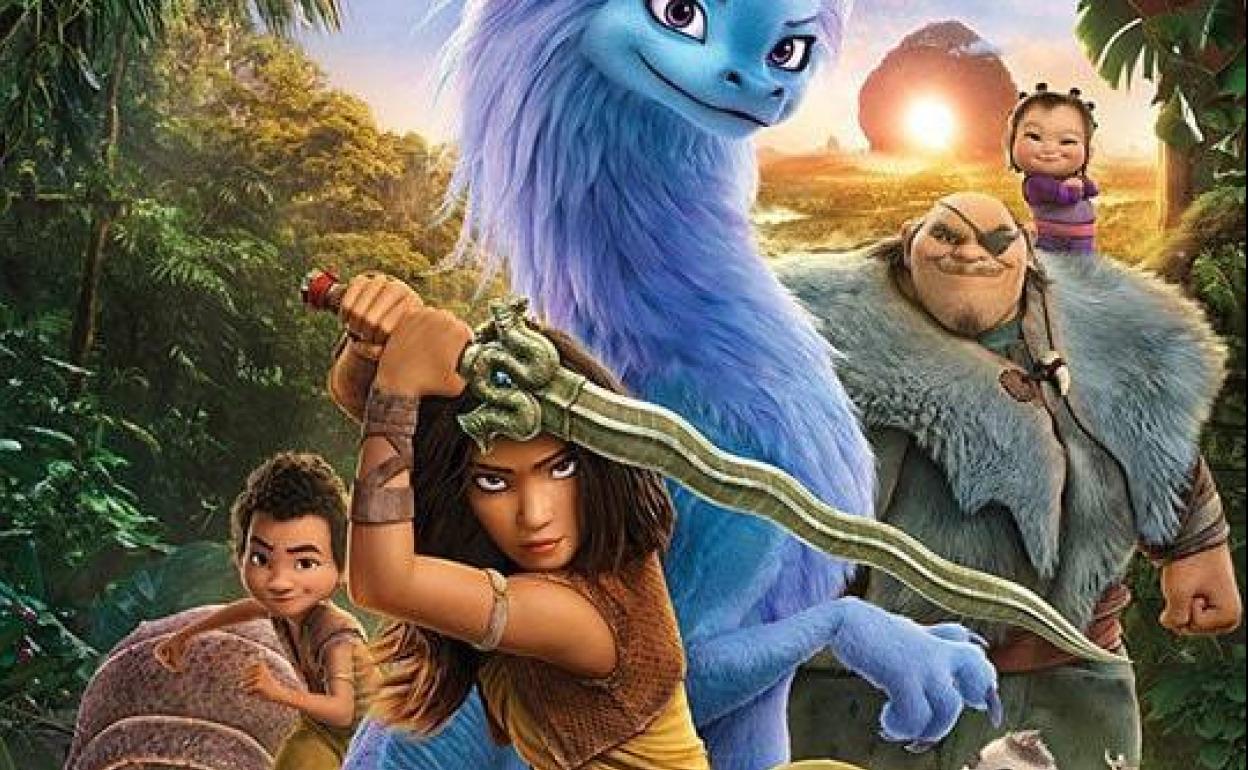 La Plaza de la Alcazaba acoge esta noche la proyección de la película «Raya y el último dragón»