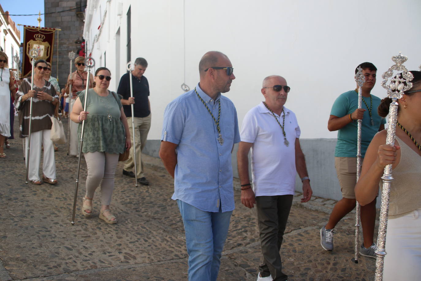Fotos: Jerez celebra la procesión en honor de su patrón, San Bartolomé, y la Virgen del Reposo