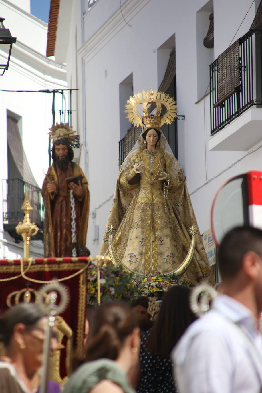 Fotos: Jerez celebra la procesión en honor de su patrón, San Bartolomé, y la Virgen del Reposo
