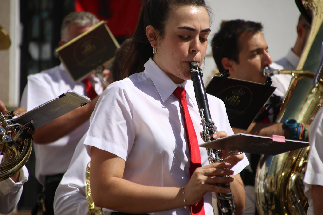 Fotos: Jerez celebra la procesión en honor de su patrón, San Bartolomé, y la Virgen del Reposo