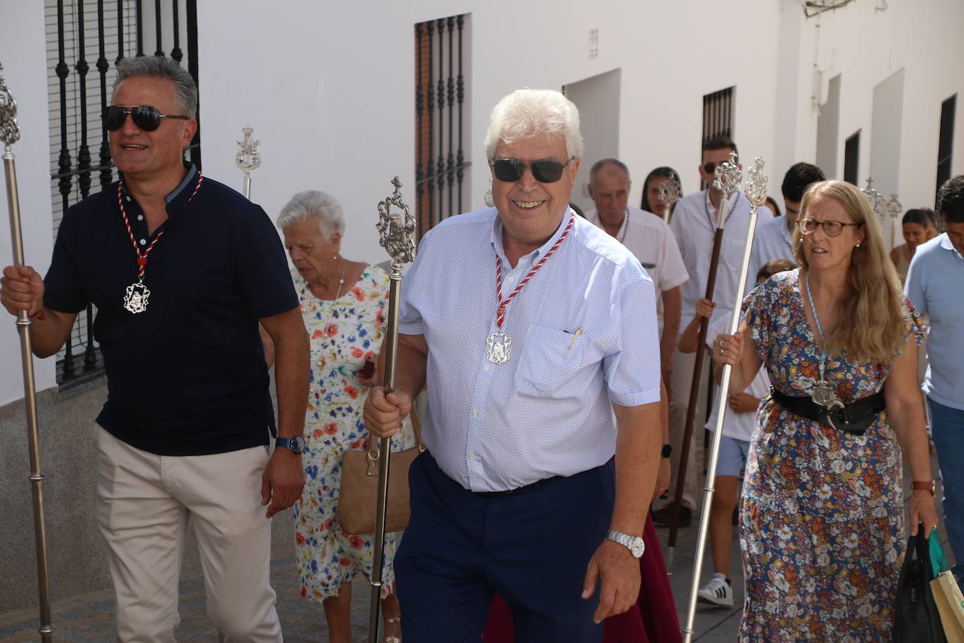 Fotos: Jerez celebra la procesión en honor de su patrón, San Bartolomé, y la Virgen del Reposo