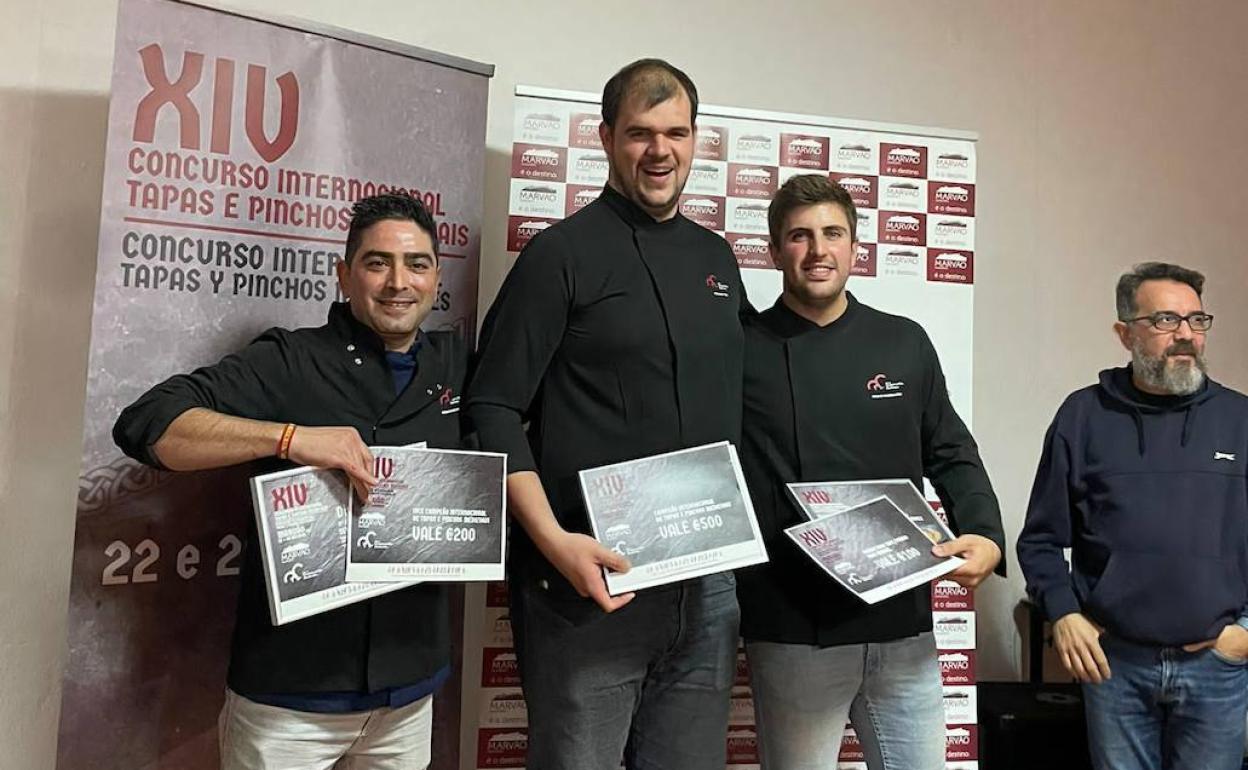 El jerezano Severiano García, subcampeón del XIV Concurso internacional de pinchos y tapas medievales