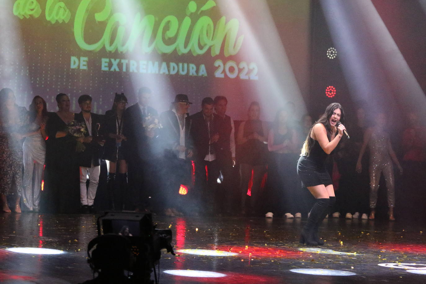 Fotos: Ana Nina, ganadora del Festival de la Canción de Extremadura 2022