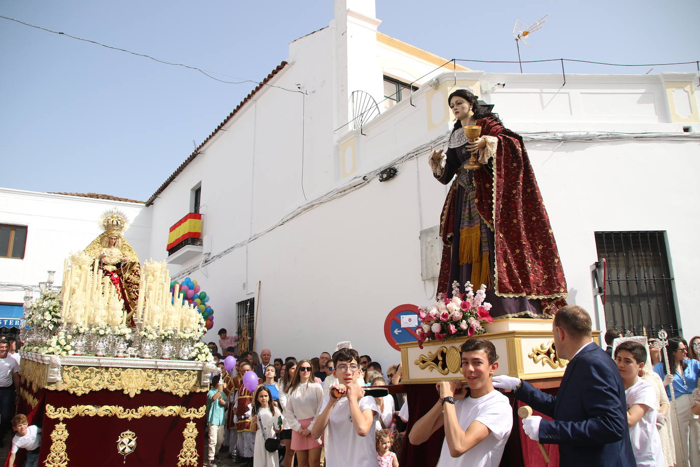 Fotogalería II: Jerez de los Caballeros despide su Semana Santa 2023 con un jubiloso Domingo de Resurrección