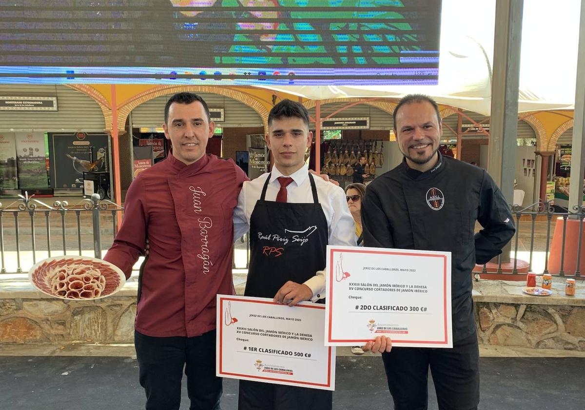 Raúl Píriz, ganador del XV Concurso de Corte de Jamón Ibérico