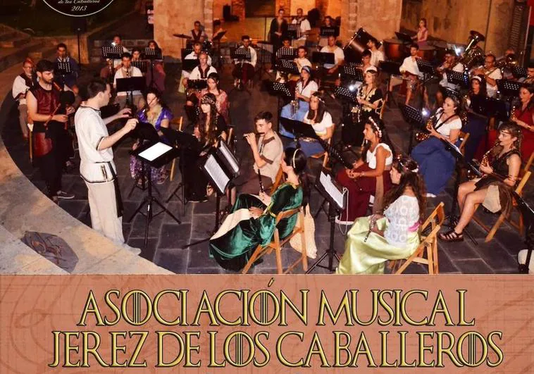La Asociación Musical Jerez de los Caballeros ofrece, este domingo, una nueva edición del concierto «La Música del Temple»