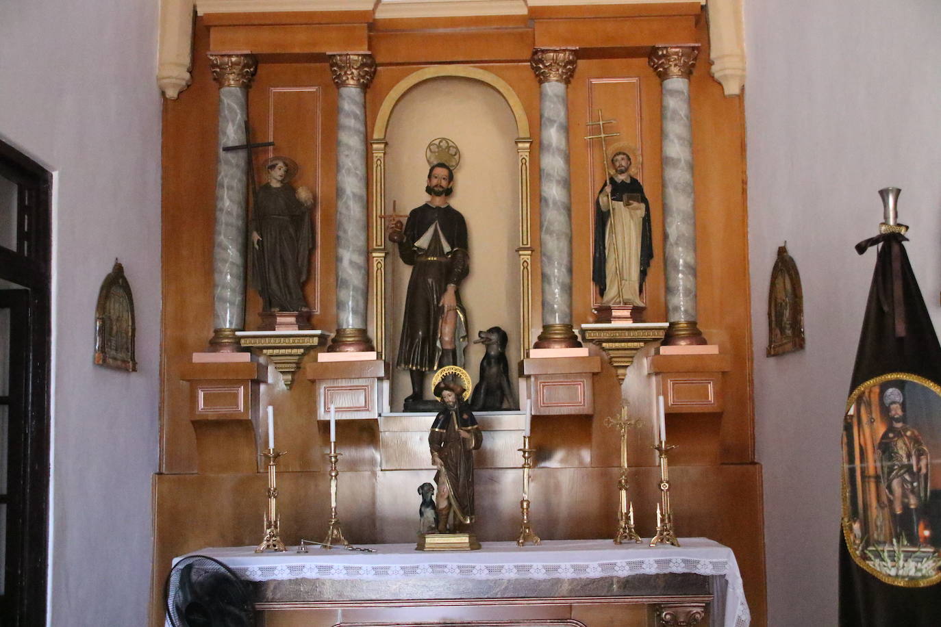 La ermita de San Roque acoge la tradicional bendición de animales