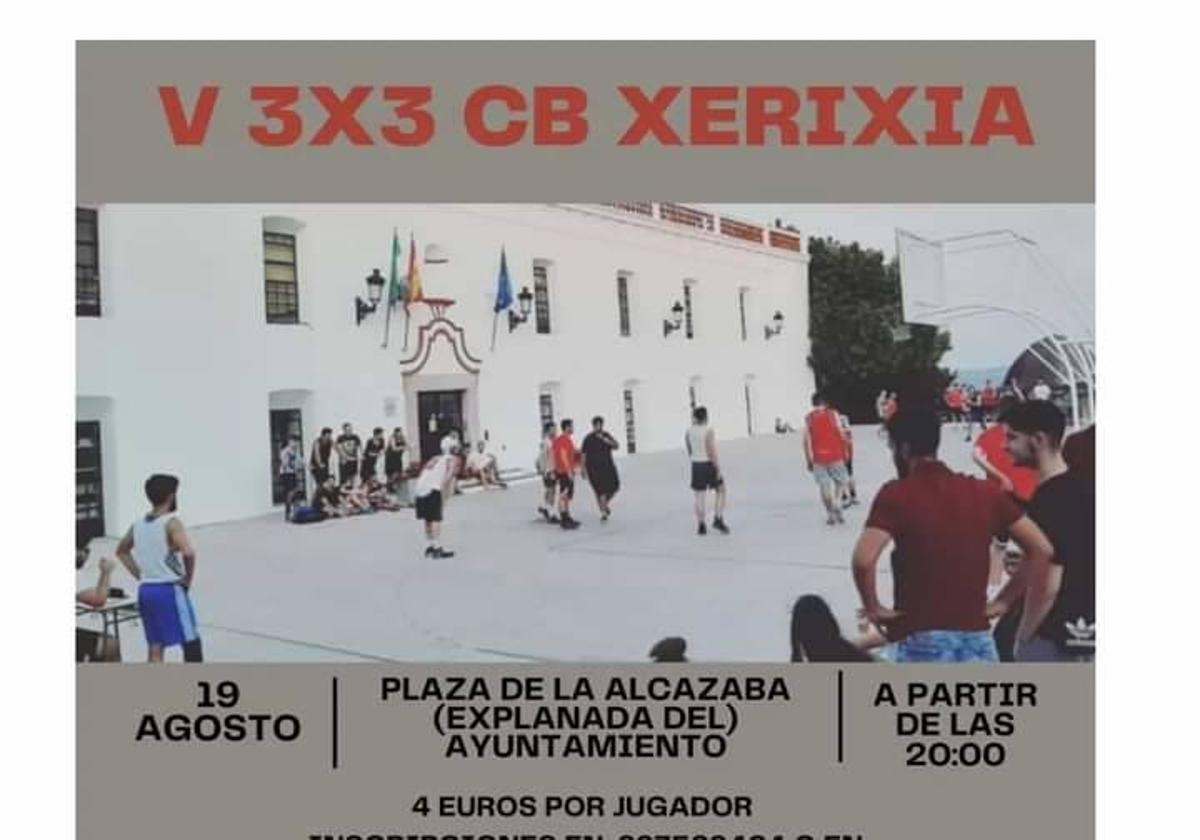 El CB Xerixia organiza, este sábado, su V «Torneo 3X3»