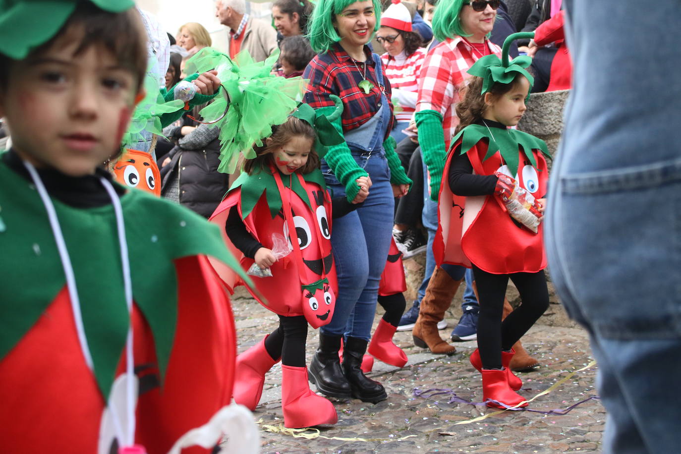 Fotos: Arranca el Carnaval en Jerez de los Caballeros con el desfile de los centros educativos