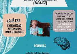 El auditorio del Centro cultural San Agustín acoge, este viernes, la presentación del libro «Miastenia Gravis»