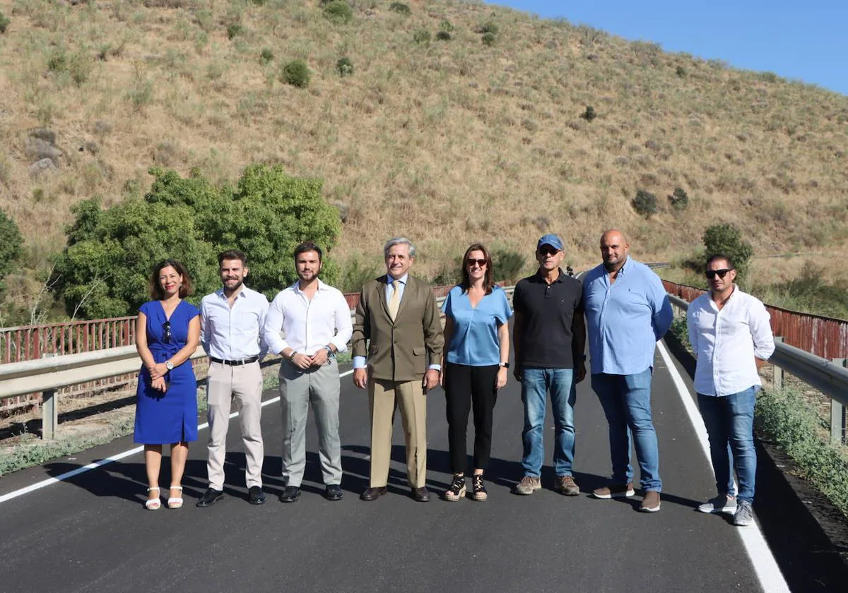 La Junta de Extremadura recepciona la obra de mejora del camino de Jerez de los Caballeros a Encinasola