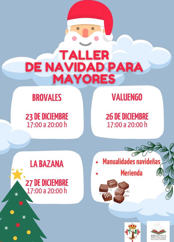 Talleres de Navidad para mayores en las pedanías jerezanas