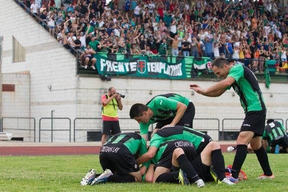 Los verdinegros esperan con ilusión la fase de ascenso.HOY.