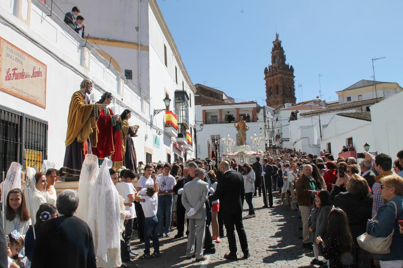 La Fuente de los Santos concita la máxima expectación en torno a la celebración del 'Santo Encuentro'.