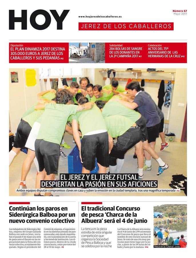 Este sábado sale a la calle la edición nº 67 de HOY Jerez de los Caballeros