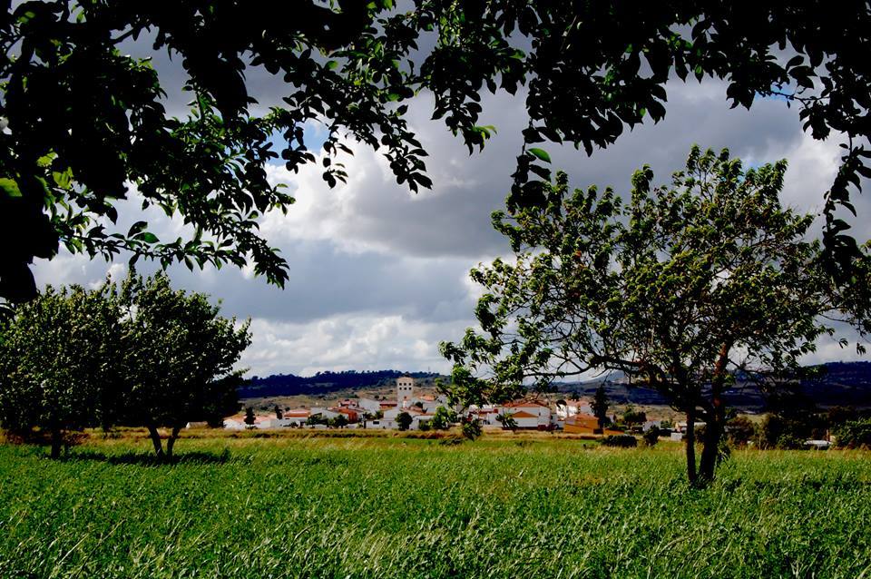 Paisaje de La Bazana, pedanía de Jerez de los Caballeros.