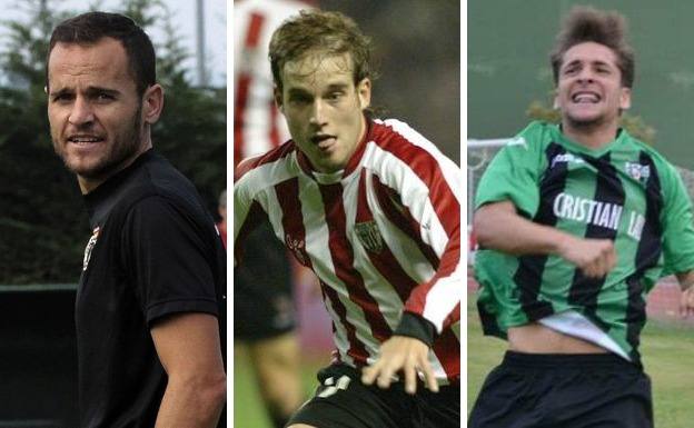 El placentino Iván Moreno (i) y Jonan García han sido enviados a la prisión de Badajoz, y el jugador del Olivenza Víctor Aguinaco (d) que ha quedado en libertad tras pagar una fianza. 