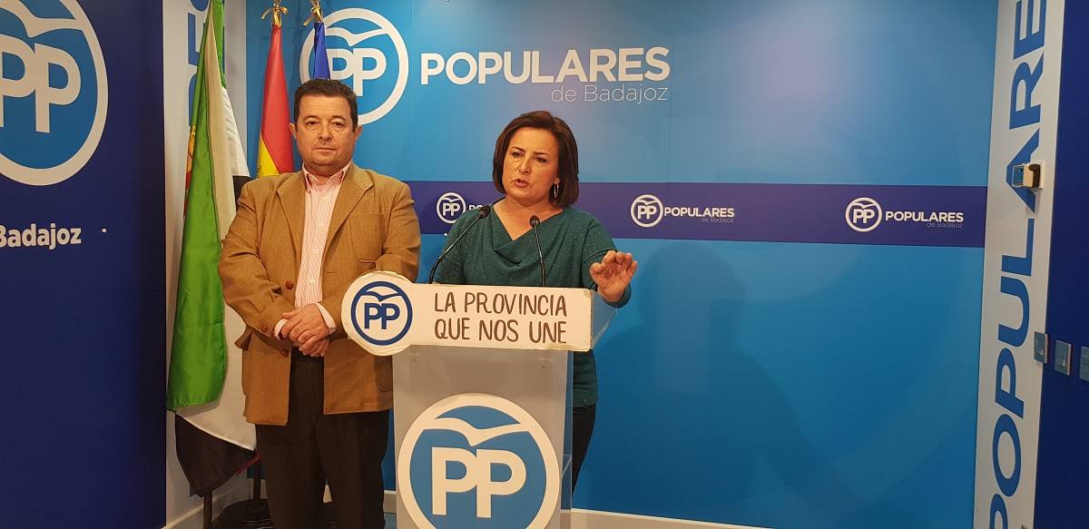 Francisca Rosa, presidenta del PP de Jerez de los Caballeros.