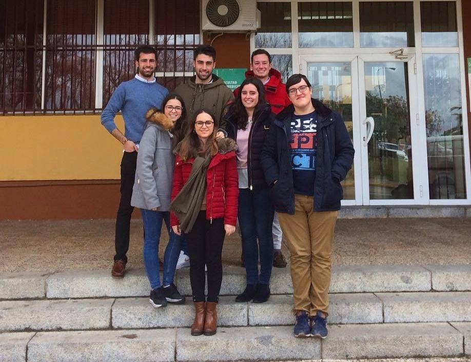 Grupo de alumnos que ha realizado la campaña.