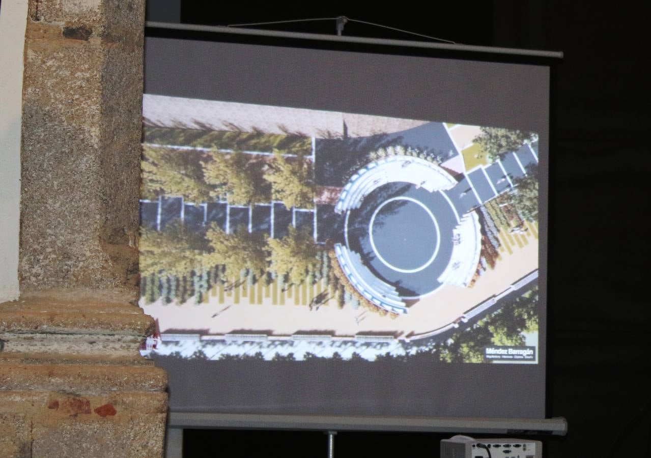 Imagen prroyectada en la presentación del proyecto de remodelación del parque de Santa Lucía. 