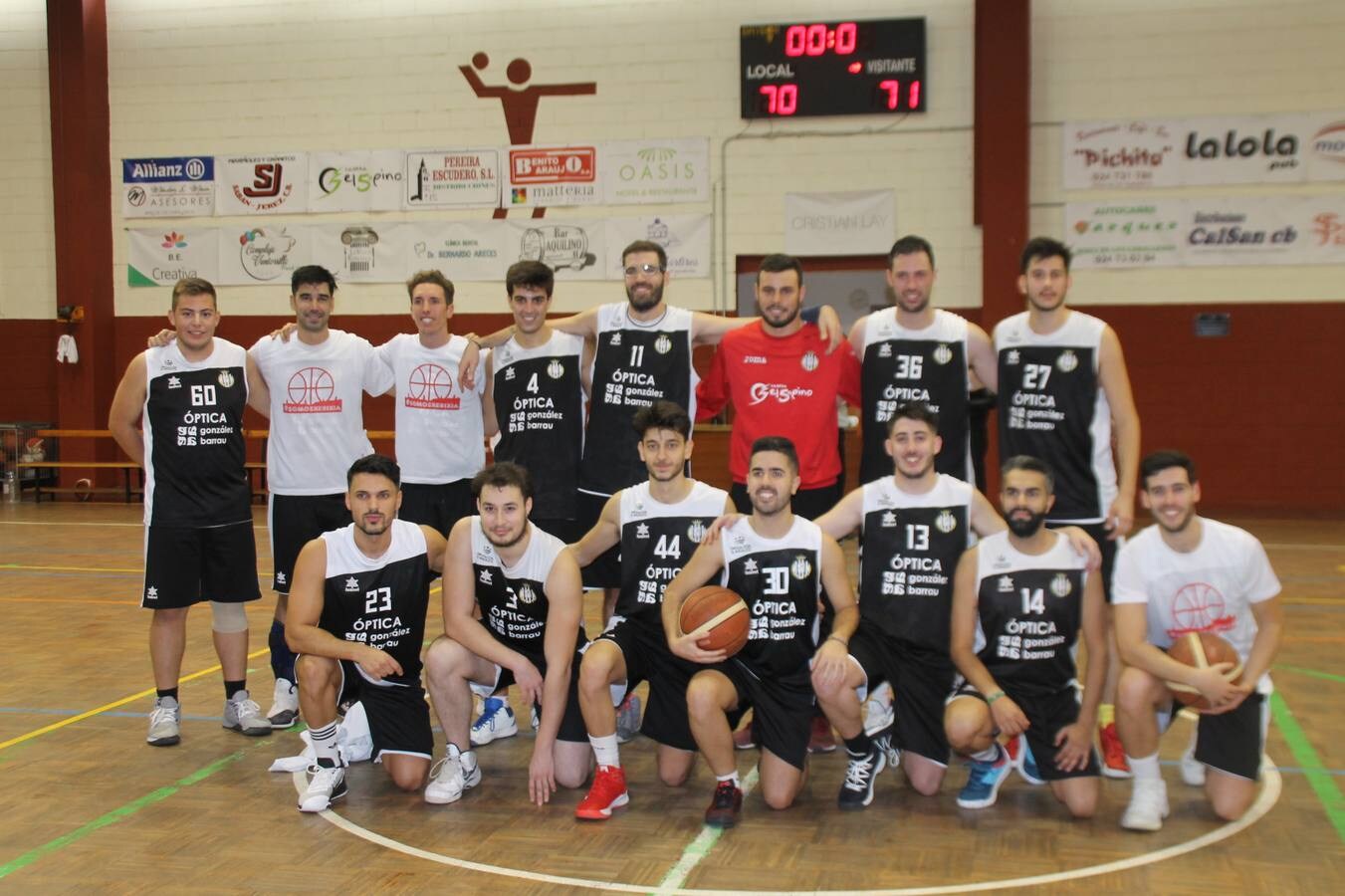 El equipo del Xerixia Club Baloncesto.