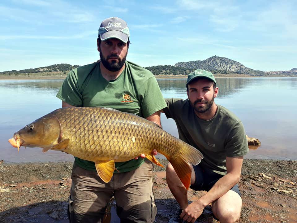 La pareja que capturó la pieza mayor del concurso