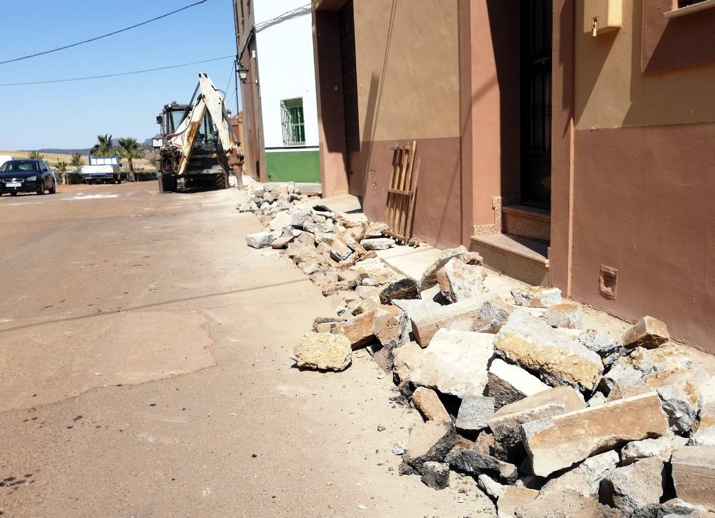 Aspecto actual de las obras