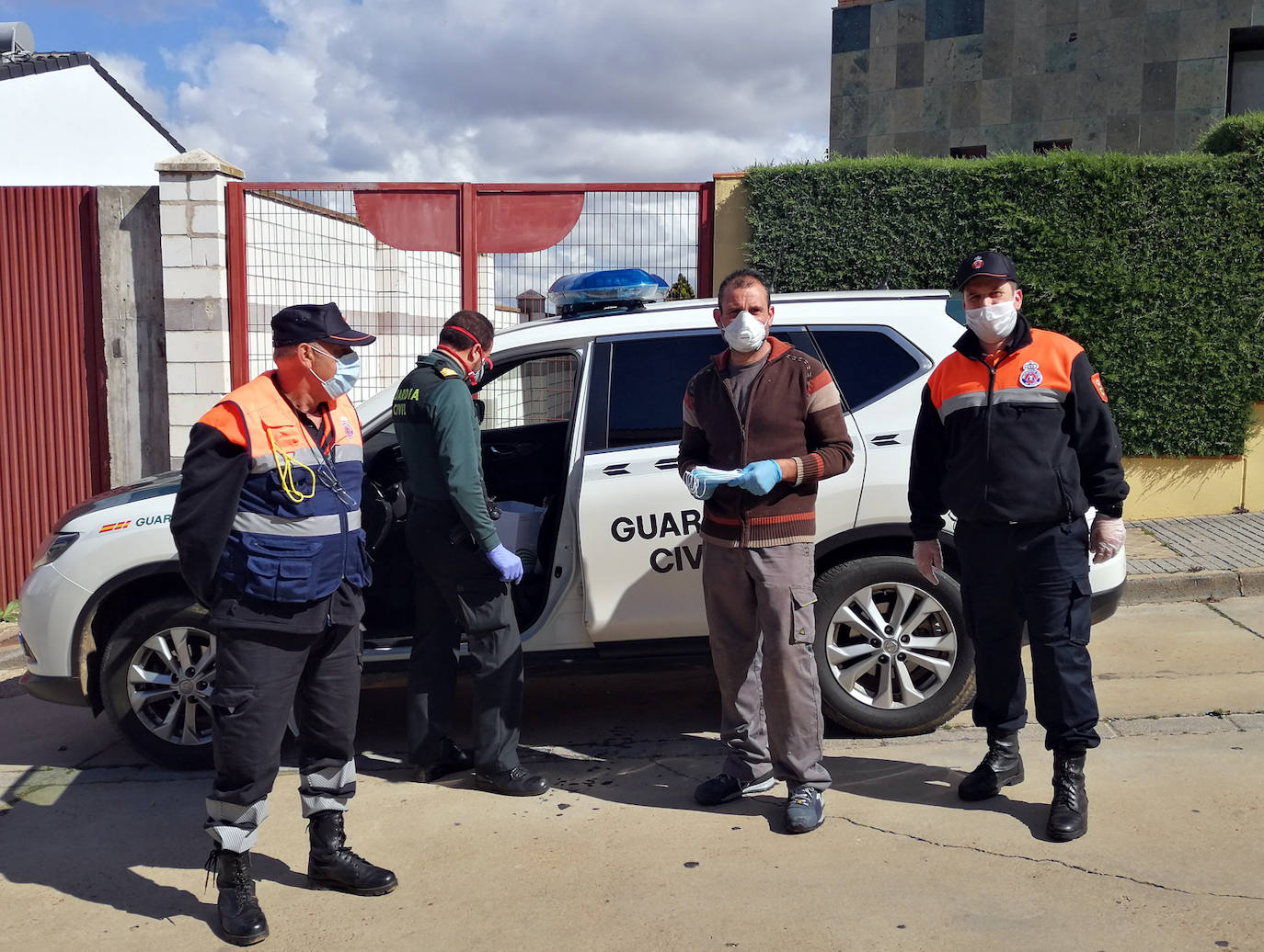 Reparto de mascarillas a los autónomos 