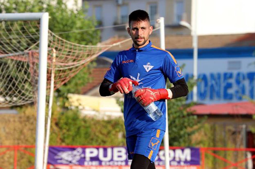 Sebas Gil, durante un entrenamiento
