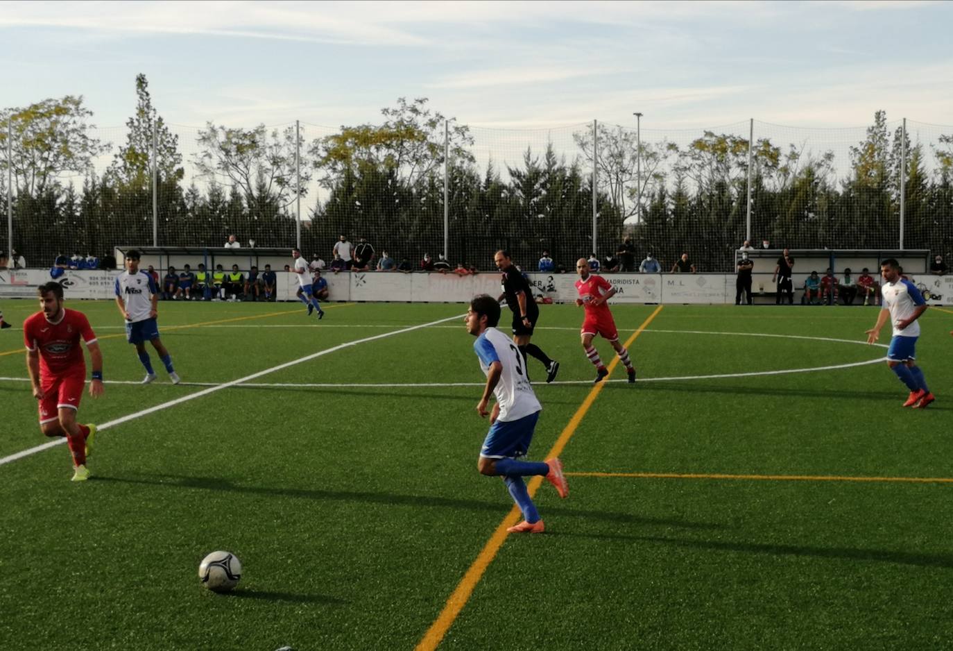 Imagen del partido frente al Trujillanos disputado el pasado sábado