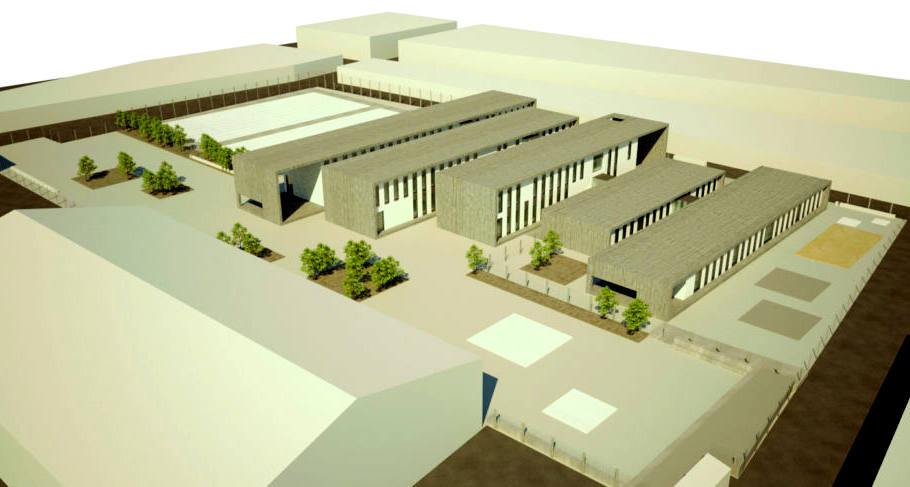 Plano general del nuevo centro educativo