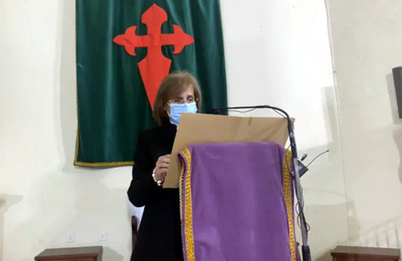 Teresa Romero, durante su intervención