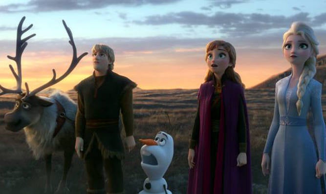 'Frozen II', este lunes en el Cine Terraza