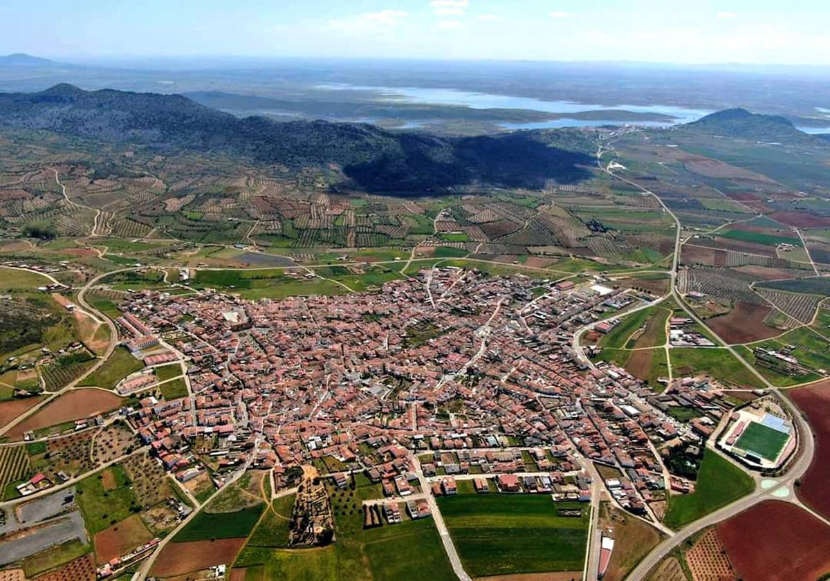 Vista aérea de La Zarza